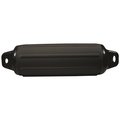 Active Athlete 952520 5.5 x 22 in. Super Gard Inflatable Vinyl Fender - Black AC2624425